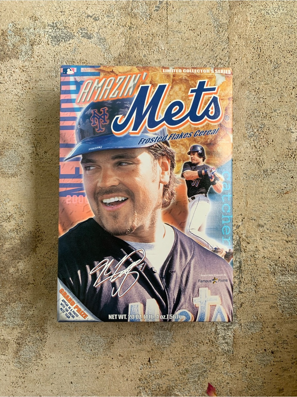 Vintage Mets Mike Piazza Frosted Flakes Cereal Box